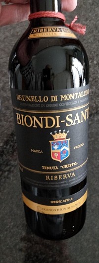 Biondi Santi riserva 2012